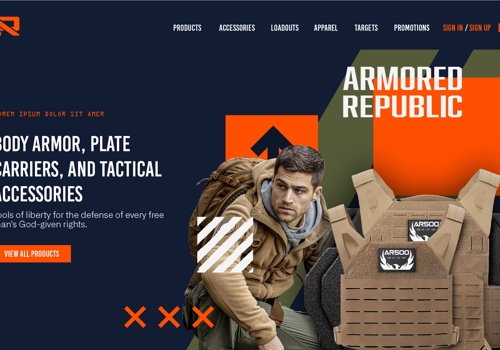 BRIDGE Projet - Branding et conception de site web pour Armored Republic