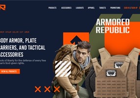 BRIDGE Projet - Branding et conception de site web pour Armored Republic