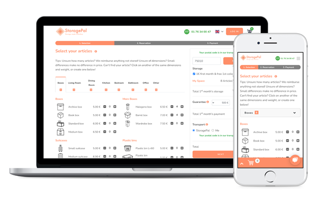 ScriptOne Solutions Projet - StoragePal France