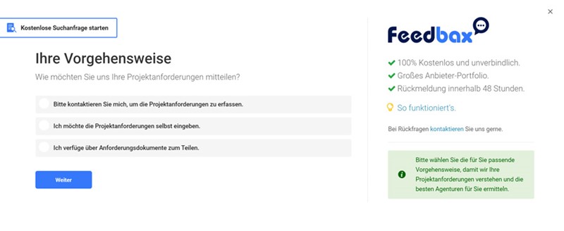 Lancez une demande de recherche gratuite