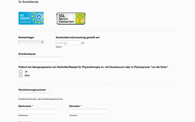 NorthRock software GmbH Projet - Inscription en rééducation en ligne pour l’Allemagne