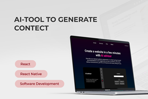 Innowise Projet - Création de sites web et génération de contenu avec des outils d’IA