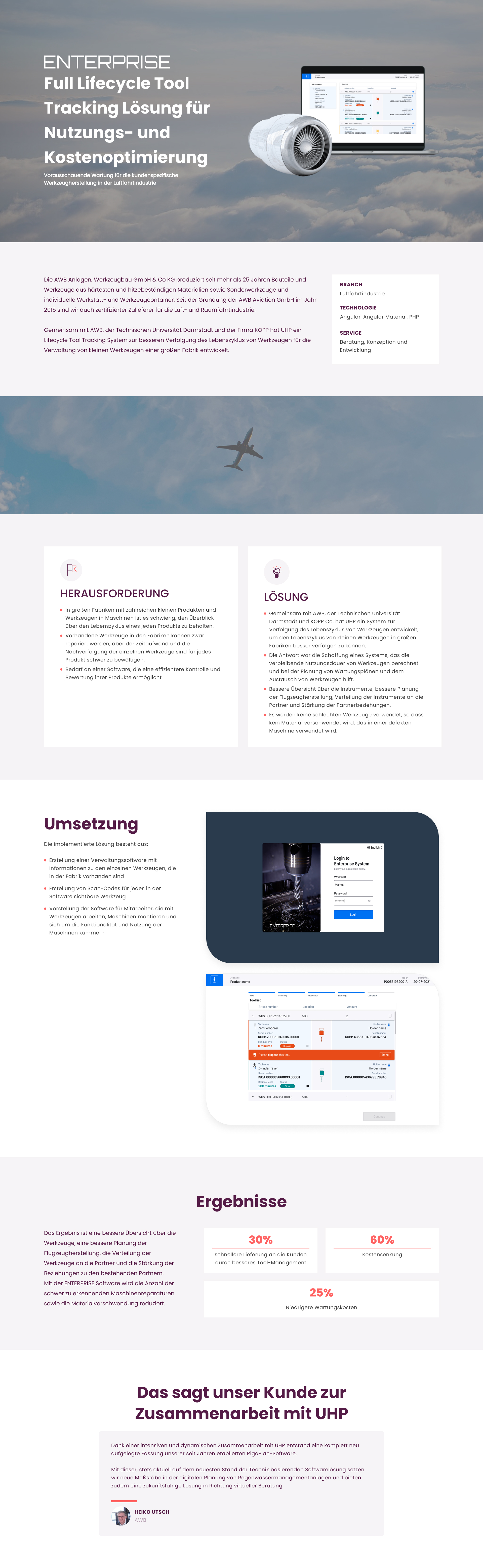 UHP Software GmbH Projet -