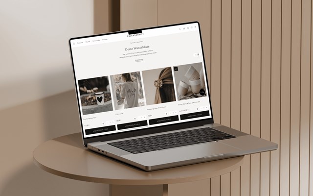 muun studio Projet - Refonte Shopify avec packs et liste de souhaits