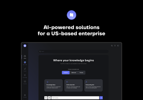 Uniridge Projet - https://uniridge.co/cases/ai-powered-solutions-forenterprises-internalcommunication-and-training/
