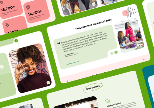 Un site web moderne pour les jeunes entrepreneurs en herbe