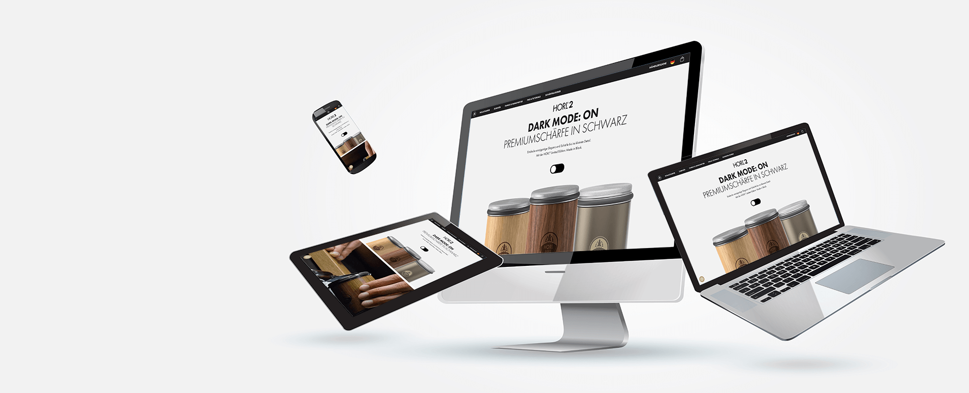 Compositas GmbH Projet - HORL.com - Développement du site web et de la boutique en ligne