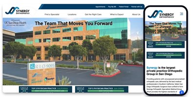 Site web de Synergy Orthopedics
