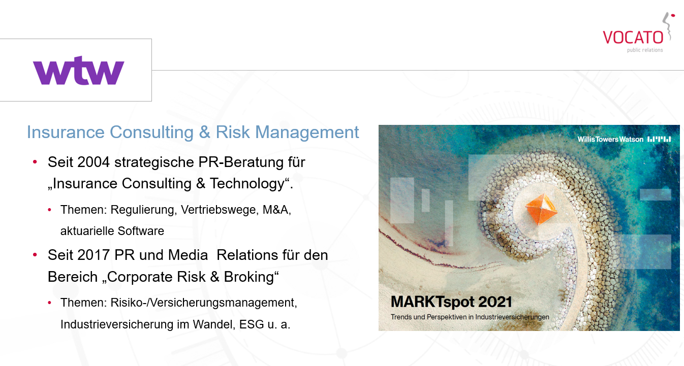 VOCATO public relations GmbH Projet -