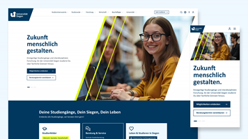 PROGRESSIVE digital Projet - Université de Siegen, refonte web complète