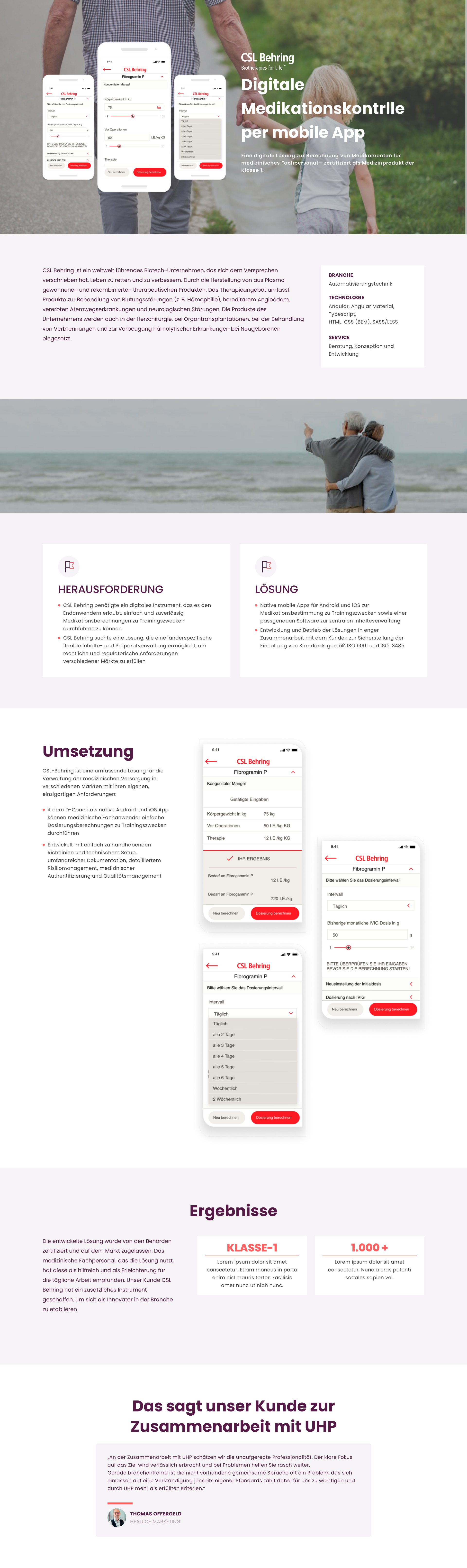 UHP Software GmbH Projet -