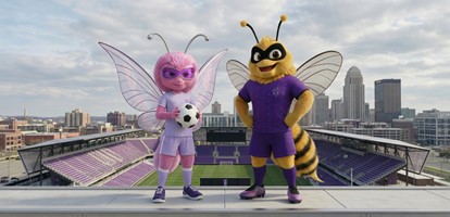 Dream Farm Agency Projet - Mascottes pour le Louisville City FC et le Racing Louisville FC