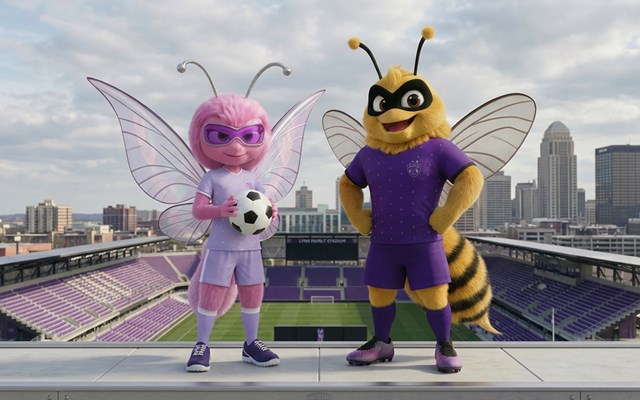 Dream Farm Agency Projet - Mascottes pour le Louisville City FC et le Racing Louisville FC