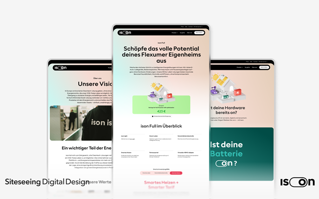 Siteseeing Digital Design Projet - Ison Webdesign