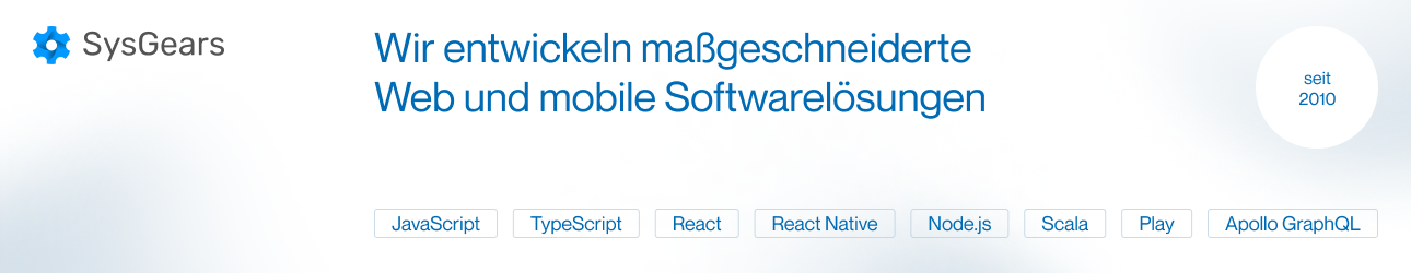 SysGears Headerbild