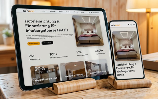 4eck Media | Webdesign & SEO/GEO Projet - Refonte de site web avec un simulateur de rénovation hôtelière pour un spécialiste de l’aménagement et du financement d’hôtels