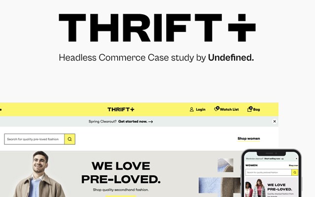This is Undefined Projet - Boutique Shopify sans tête