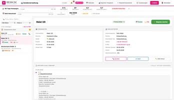 Ventas Webdesign CLG Projet - Tunnel de vente propulsé par l’IA, automatisation des ventes B2B