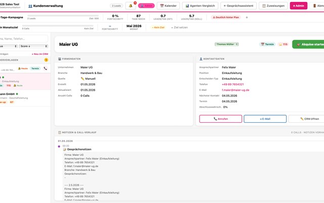 Ventas Webdesign CLG Projet - Tunnel de vente propulsé par l’IA, automatisation des ventes B2B