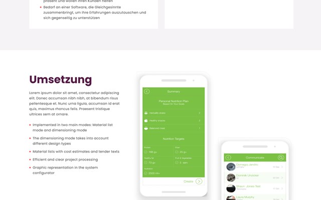 UHP Software GmbH Projet - Application pour les membres