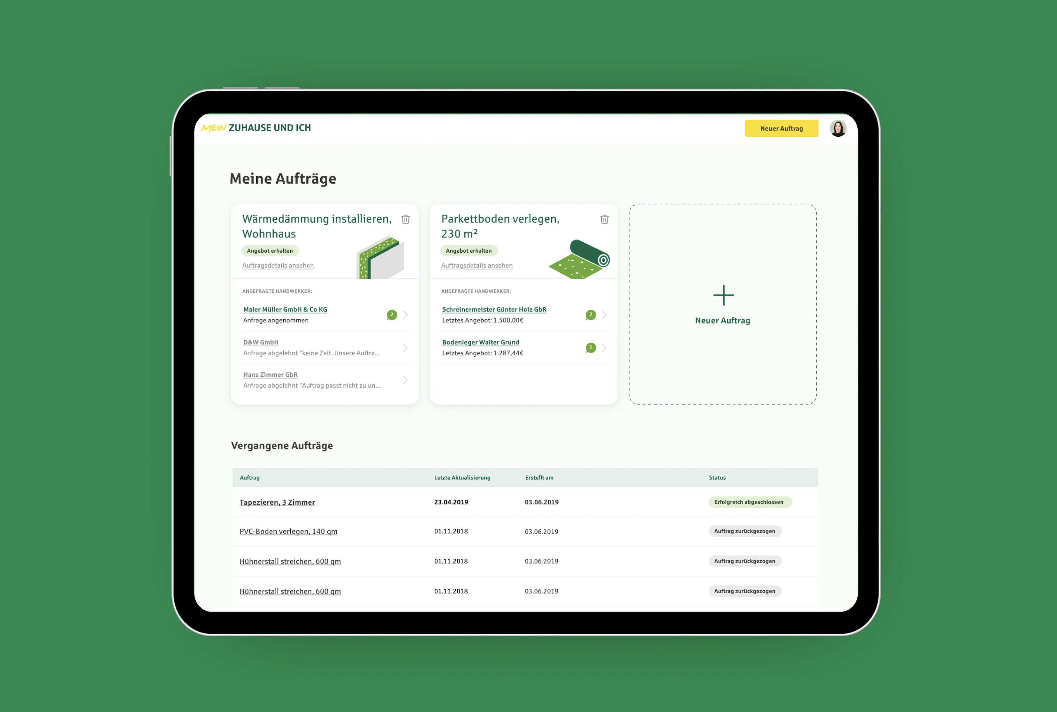 UX&I GmbH Projet -