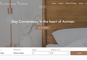 Développement de site web pour un hôtel