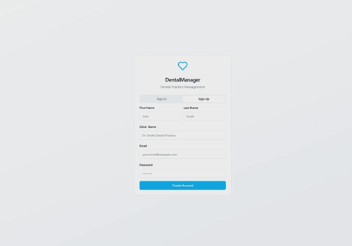 TeloPak Agence Digitale Projet - DentalManager, Système CRM moderne pour les cliniques dentaires