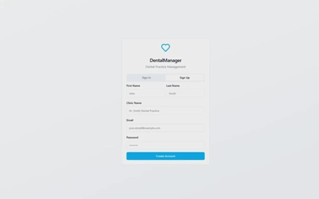 TeloPak Agence Digitale Projet - DentalManager, Système CRM moderne pour les cliniques dentaires