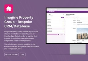 Appdrawn Software Development Projet - Imagine Property Group, CRM/base de données sur mesure