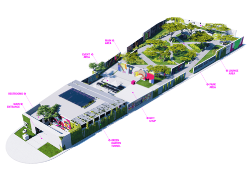 Mural Art Park, Design d’espace & branding