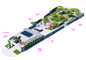 Brandon Archibald Projet - Mural Art Park, Design d’espace & branding