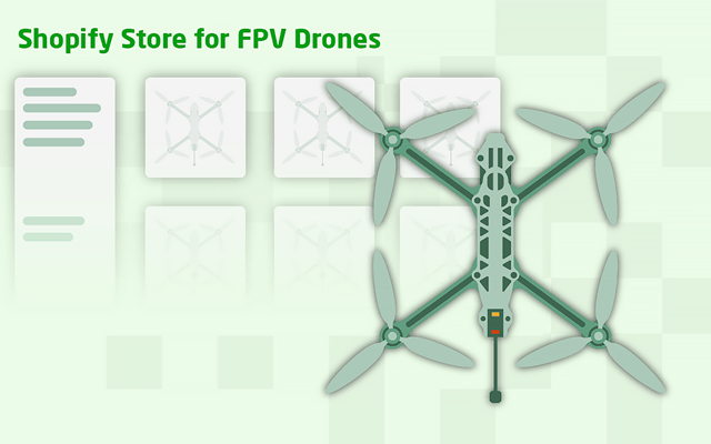 Chudovo OÜ Projet - Boutique Shopify pour drones FPV