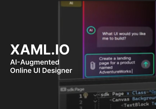 Userware Projet - XAML.io, Concepteur d’interface utilisateur assisté par l’IA