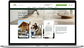Kommdirekt GmbH Projet - TWG, Site web interactive pour l’exposition et l’échantillonnage