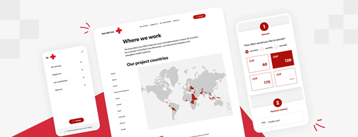 Un site web pour une organisation humanitaire