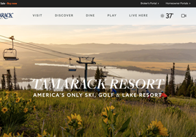 Apptimist Studio Projet - Développement du site web de Tamarack Ski Reosrt