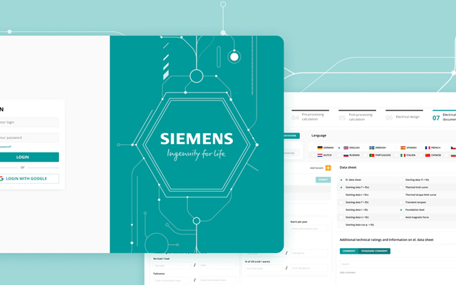 Andersen Germany GmbH Projet - Web-app pour une entreprise spécialisée dans la fabrication de moteurs