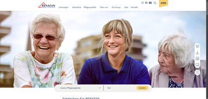 V4 Visioins GmbH - Search Marketing für Visionäre Projet - Refonte de site web pour des prestataires de services de santé