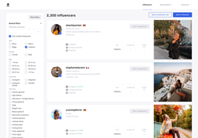 Granite Projet - Outil de gestion de campagnes de marketing d’influence