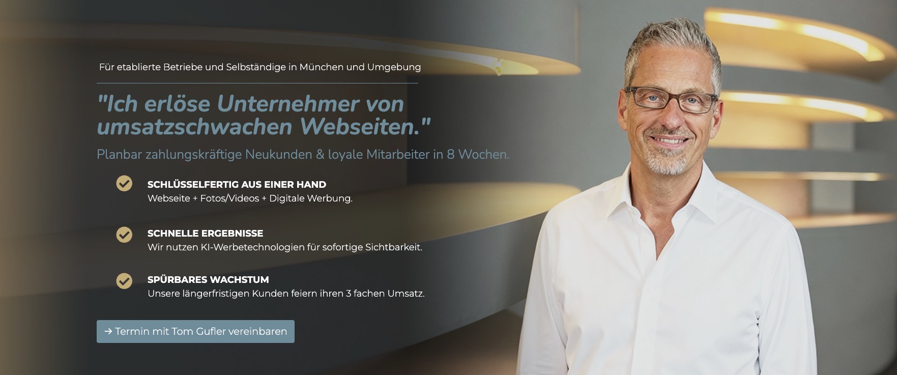 HOMEPAGE & WEBDESIGN MÜNCHEN - Tom Gufler Headerbild