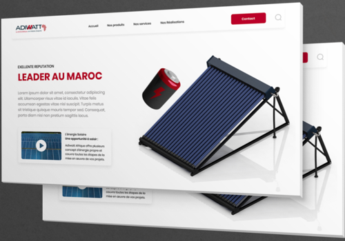 Lactic Projet - Site web Adiwatt