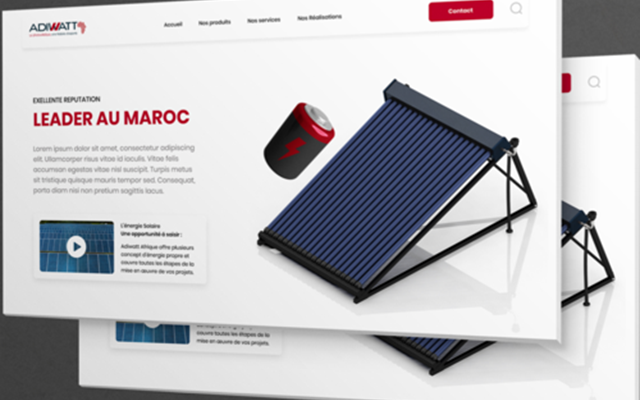 Lactic Projet - Site web Adiwatt