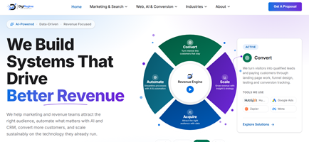 Optimihub Projet - Refonte du site web DigiRegime