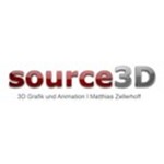 source3D • 3D Grafik & Animation Logo