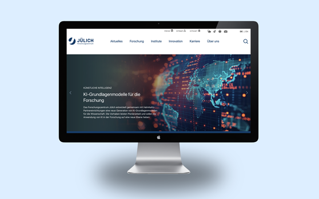 kitconcept GmbH Projet - Refonte web du centre de recherche Forschungszentrum Jülich (FZJ) 2023