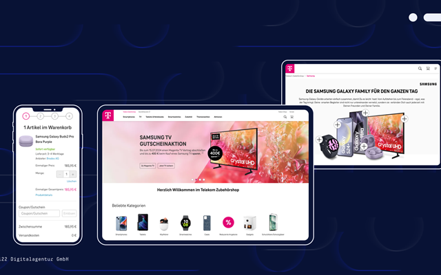 i22 Digitalagentur GmbH Projet - Gestion du portail et du lancement pour Telekom.de