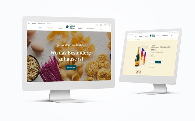 LimeSoda Interactive Marketing GmbH Projet - Relance Julius Meinl am Graben : design, site web et boutique en ligne