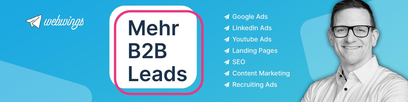 Webwings B2B Performance Marketing Headerbild