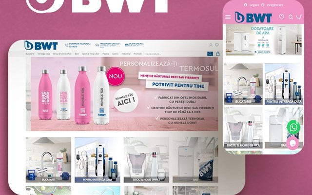 SC PRONET DESIGN SRL Projet - Boutique en ligne www.bwt.ro