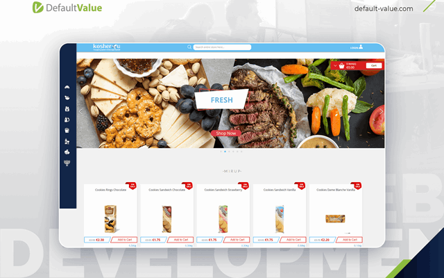Default Value Projet - Supermarché en ligne casher belge